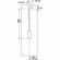 Hafele Wardrobe Lift, Motorized, Extended lift, 29-48" width; 70 lbs. capacity, chrome/black/black, Item# 805.32.362, 80532362, 805-32-362