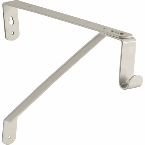 Hafele Wardrobe Bracket, for Oval Wardrobe Tube, Chrome, Item# 805.39.201, 80539201, 805-39-201