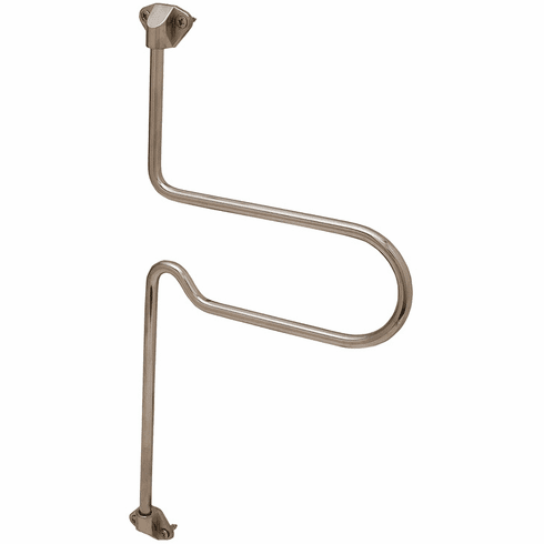 Hafele Swing Wardrobe Rail, 6 11/16" x 13 3/8", Chrome-plated, Item# 805.40.209, 80540209, 805-40-209