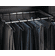 Hafele 18 Hanger Pants Rack Pull-out, TAG Synergy Collection, 24" Length, With full extension slide, Polished chrome, Item# 805.58.233, 80558233, 805-58-233