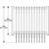 Hafele 18 Hanger Pants Rack Pull-out, TAG Synergy Collection, 24" Length, With full extension slide, Polished chrome, Item# 805.58.233, 80558233, 805-58-233