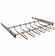 Hafele 24 Hanger Pants Rack Pull-out, TAG Synergy Collection, 30" Length, With Full Extension Slide, Matt Nickel, Item# 805.58.635, 80558635, 805-58-635