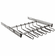 Hafele 18 Hanger Pants Rack Pull-out, TAG Synergy Collection, 24" Length, With full extension slide, Matt aluminum, Item# 805.58.933, 80558933, 805-58-933