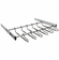 Hafele 24 Hanger Pants Rack Pull-out, TAG Synergy Collection, 30" Length, With Full Extension Slide, Matt Aluminum, Item# 805.58.935, 80558935, 805-58-935