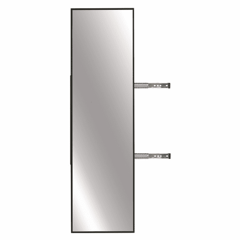 Hafele Full Rotation Mirror, TAG Synergy Elite, 35" Height, Black, Item# 805.73.421, 80573421, 805-73-421