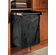 Hafele Pull-Out Hamper, with Removable Bags, TAG Synergy Collection, Black, 18", 1 large bag, Item# 807.52.331, 80752331, 807-52-331