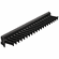 Hafele Tie Rack, TAG Synergy Collection, 17 Hook, 11 15/16", With 3/4 extension slide, Black, Item# 807.54.332, 80754332, 807-54-332