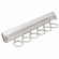 Hafele Scarf Rack, TAG Synergy Elite Collection, 6 Hook, 13 7/8", With full extension slide, Polished chrome, Item# 807.67.223, 80767223, 807-67-223