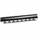 Hafele Tie Rack, TAG Synergy Elite Collection, 24 Hook, 17 15/16" Length, With full extension slide, Black, Item# 807.67.505, 80767505, 807-67-505
