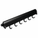 Hafele Fixed Accessory Rack, TAG Synergy Elite Collection, 6 Hook, 15 1/4", Black, Item# 807.67.583, 80767583, 807-67-583