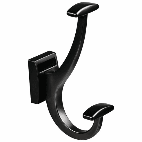Hafele Coat Hook, TAG Synergy Elite Collection, (1 1/16 x 2 3/4") Black, Item# 807.68.331, 80768331, 807-68-331