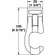 Hafele Broom Hook, TAG Synergy Elite Collection, Matt aluminum, Item# 807.69.050, 80769050, 807-69-050