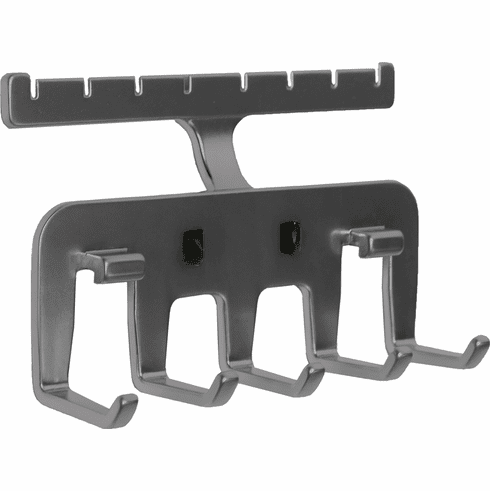 Hafele Jewelry Hook, TAG Symphony Wall Mount System, Matt aluminum, Item# 807.72.025, 80772025, 807-72-025