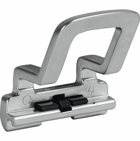 Hafele Coat Hook, TAG Symphony Wall Mount System, matt aluminum, Item# 807.72.030, 80772030, 807-72-030