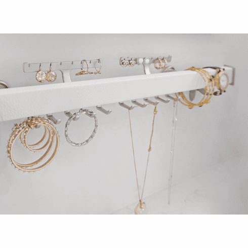 Hafele Frame Kit, TAG Solo Symphony Wall Mount System, Width: 23", matt, winter leather, Item# 807.72.271, 80772271, 807-72-271