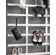 Hafele Vertical Mounts, TAG Symphony Wall Mount System, Height: 483 mm (19"), slate, Item# 807.72.300, 80772300, 807-72-300