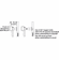 Hafele Frame Kit, TAG Duet Symphony Wall Mount System, Width: 13 1/2", matt nickel, pewter leather, Item# 807.74.184, 80774184, 807-74-184
