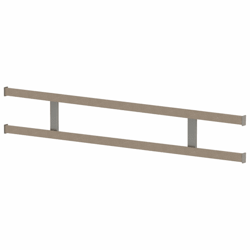 Hafele Frame Kit, TAG Duet Symphony Wall Mount System, Width: 13 1/2", matt nickel, pewter leather, Item# 807.74.184, 80774184, 807-74-184