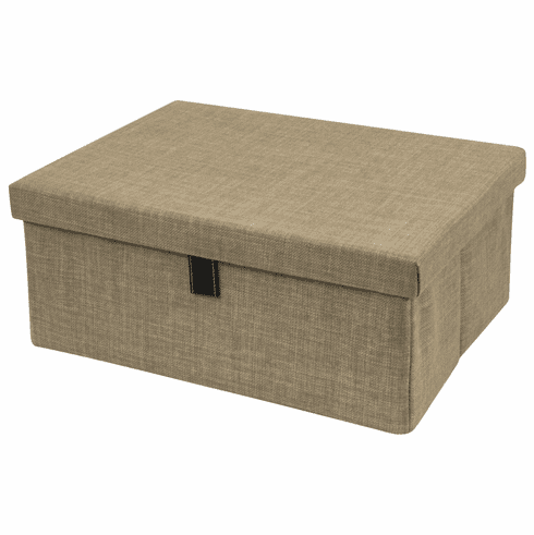 Hafele Storage Box, TAG ENGAGE, Beach fabric, 18", Item# 807.77.361, 80777361, 807-77-361