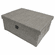 Hafele Storage Box, TAG ENGAGE, Slate fabric, 18", Item# 807.77.461, 80777461, 807-77-461