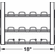 Hafele Pull-Out Shoe Organizer, TAG ENGAGE, Black, 18", Item# 807.77.571, 80777571, 807-77-571