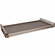 Hafele Pull-Out Shelf, TAG ENGAGE, Matt nickel and slate fabric, 24", Item# 807.77.602, 80777602, 807-77-602