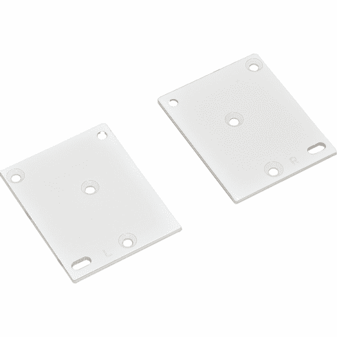 Hafele Optional Drawer Face Adapters, TAG ENGAGE, White, Item# 807.77.796, 80777796, 807-77-796