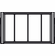 Hafele Divided Lingerie Drawer, TAG ENGAGE, Black with slate fabric, 24" width, Item# 807.78.612, 80778612, 807-78-612