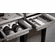 Hafele Divided Lingerie Drawer, TAG ENGAGE, Black with slate fabric, 30" width, Item# 807.78.613, 80778613, 807-78-613