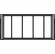 Hafele Divided Lingerie Drawer, TAG ENGAGE, Black with slate fabric, 30" width, Item# 807.78.613, 80778613, 807-78-613