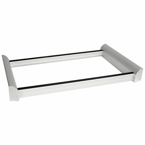 Hafele Pant Organizer, TAG ENGAGE, Matt aluminum, 24", 18 hangers, Item# 807.81.001, 80781001, 807-81-001