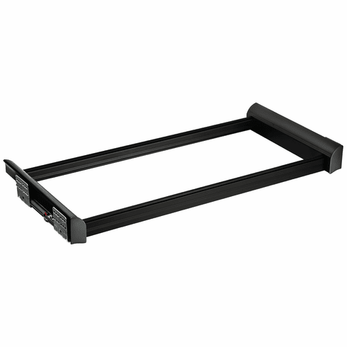 Hafele Pant Organizer, TAG ENGAGE, Black, 18", 12 hangers, Item# 807.82.500, 80782500, 807-82-500