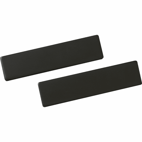 Hafele End Caps, for Leather Cleat Boards, TAG, Black, Item# 807.83.460, 80783460, 807-83-460