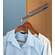 Hafele Valet, TAG Synergy Elite Collection, 14 1/8", For clothes hangers and hanging garment bags, Matt aluminum with chrome hooks and end caps, Item# 808.71.403, 80871403, 808-71-403