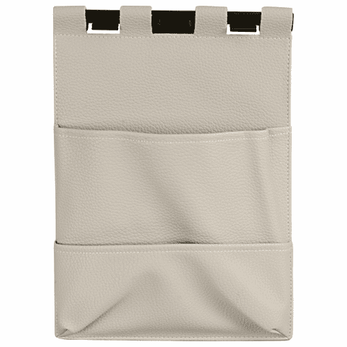 Hafele Faux Leather Pocket, TAG Symphony, oyster, Item# 818.84.460, 81884460, 818-84-460
