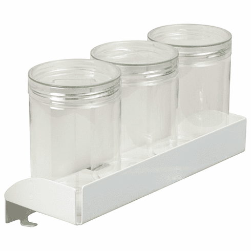 Hafele Pencil Tray with Plastic Containers, TAG Symphony Office, white, Item# 818.84.720, 81884720, 818-84-720