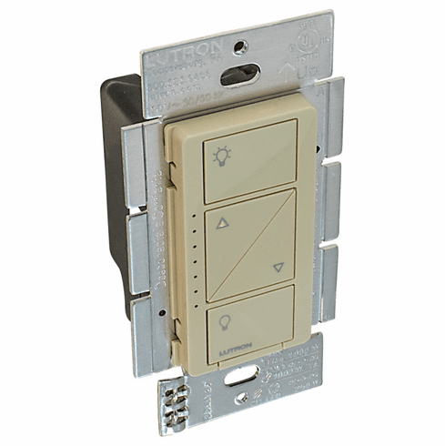 Hafele Lutron Wall Dimming Control, Diva, 2 Wire Caseta Pro, Ivory, Item# 820.66.410, 82066410, 820-66-410