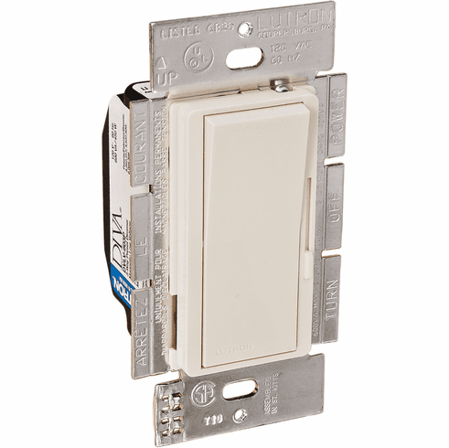Hafele Lutron Wall Dimming Control, Diva, 2 Wire Low Voltage (LV), Light Almond, Item# 820.66.452, 82066452, 820-66-452