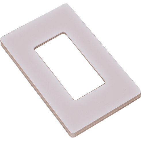 Hafele Wall Plate, Ariadni, White, Item# 820.66.756, 82066756, 820-66-756