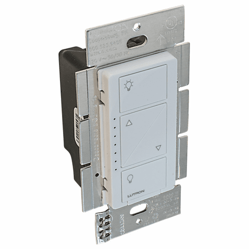 Hafele Lutron Wall Dimming Control, Diva, 2 Wire Caseta Pro, White, Item# 820.66.780, 82066780, 820-66-780