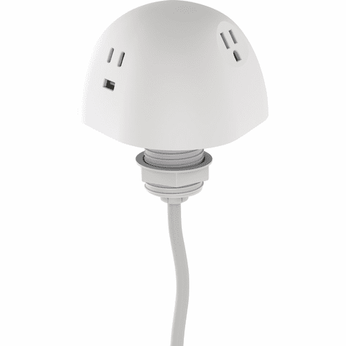 Hafele Grommet Mount Power Hub, Dock 1070, white, Item# 822.09.429, 82209429, 822-09-429