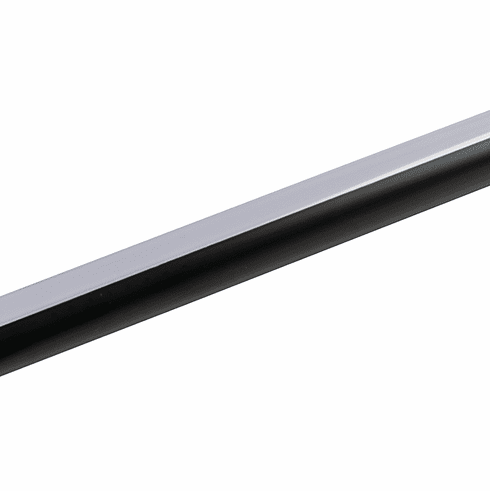 Hafele Wardrobe Tube for Lighting, TAG Synergy Elite Collection, Black Finish, Black Insert, 96" Length, Item# 830.28.820, 83028820, 830-28-820