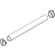 Hafele Round Wardrobe Tube with Supports, TAG Synergy Collection, Black, 23 3/4", Item# 830.28.831, 83028831, 830-28-831