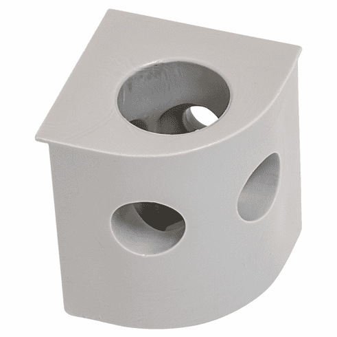 Hafele Switch Housing for Face Frame, Plastic, For switch ? 12 mm, Gray, Item# 830.38.423, 83038423, 830-38-423