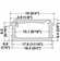 Hafele Polypropylene Profile, Recessed, Co-Extruded, Loox, L x W x H: 2.5 m x 20 mm x 10 mm (98 7/16" x 13/16" x 3/8"), Item# 833.00.710, 83300710, 833-00-710