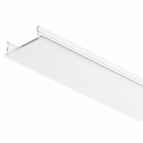 Hafele Flat Lens, For designer profile for surface mounting profiles 4105/4106, satin finish, 2500 mm, Item# 833.01.786, 83301786, 833-01-786