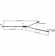 Hafele Switch, with In-Line Lead Cable, For Interior Cabinet Lighting, In-line reed switch - Monochrome, 24 V, Item# 833.05.855, 83305855, 833-05-855
