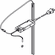 Hafele Switch, with In-Line Lead Cable, For Interior Cabinet Lighting, In-line reed switch - Monochrome, 24 V, Item# 833.05.855, 83305855, 833-05-855