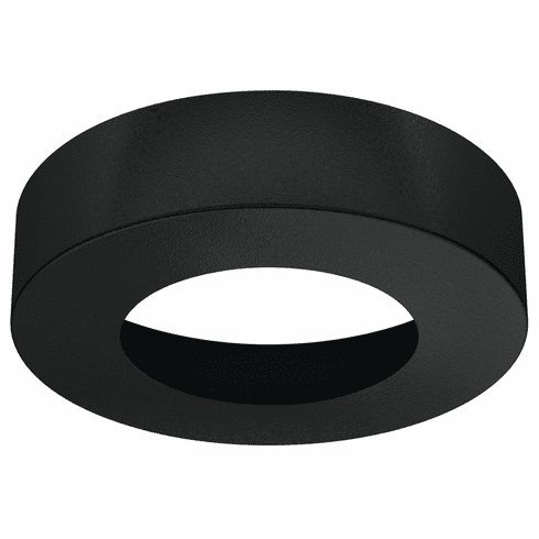 Hafele Surface Mounted Housing Trim Ring, for Loox LED 2025/2026, 2091/3091, 2092/3092, Round, Black, Item# 833.72.160, 83372160, 833-72-160