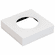 Hafele Surface Mounted Housing Trim Ring, for Loox LED 2025/2026, 2091/3091, 2092/3092, Square, White, Item# 833.72.167, 83372167, 833-72-167